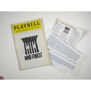 Mad Forest Playbill Manhattan Theatre 1992 Calista Flockhart Mary Mara McCann